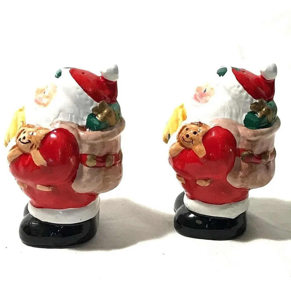 Christmas Village vintage santa